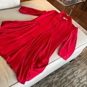 Joseph Ribkoff red tunic size 8